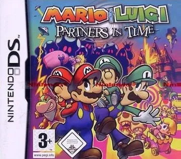 Mario & Luigi - Partners in Time (USA) box cover front